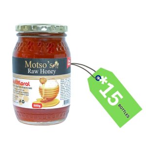 15*500g Multifloral Honey-glass jar